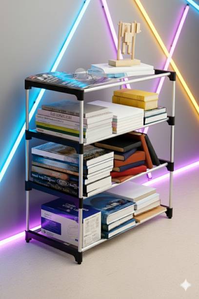 thos Multipurposar Storage rack Metal Open Book Shelf