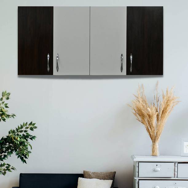 SPECIALITY PANELS 4 Doors Modular Wall Cabinet with 10 years guarantee against Borer & Termites Engineered Wood Close Book Shelf