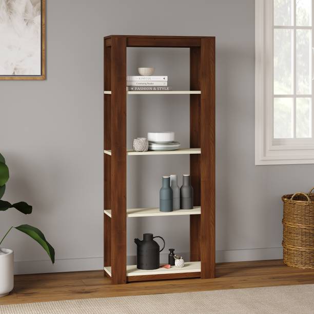 DCanape Pamir 4-Shelf Engineered Wood Open Book Shelf