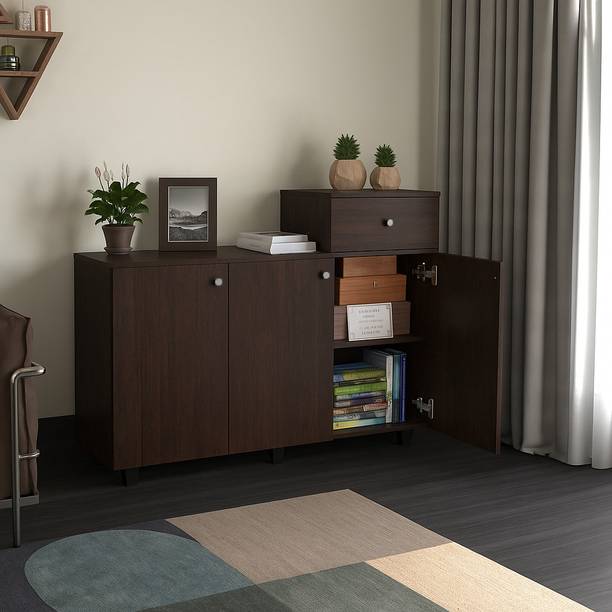 SPACEX Marine Multipurpose Storage Unit with Drawer Storage Engineered Wood Close Book Shelf