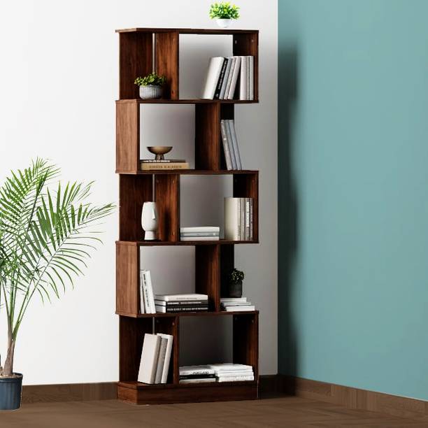 Wood Inspire Raga Wooden Stylish Open Bookshelf for Dis...