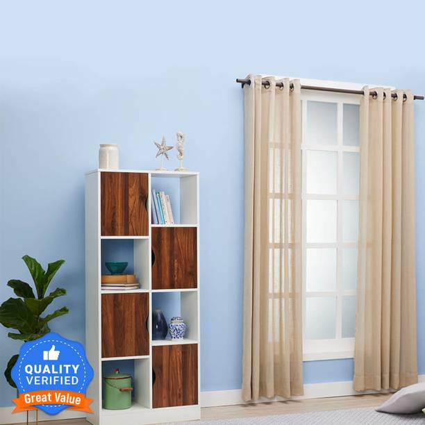 Wakefit Barnes Engineered Wood Semi-Open Book Shelf