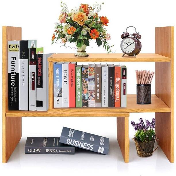 UniAart Engineered Wood Open Book Shelf