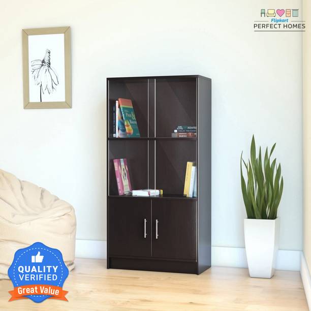 Flipkart Perfect Homes Engineered Wood Close Book Shelf