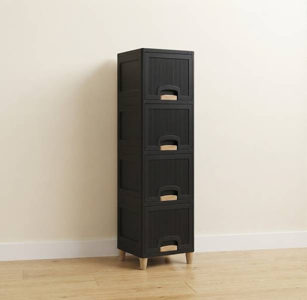 Surety for Safety Plastic Multipurpose Storage Cabinet for Home Use Plastic Free Standing Cabinet