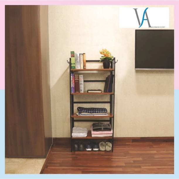 VISHWAKARMA ASSOCIATES Solid Wood Open Book Shelf