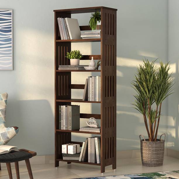 Wakefit Potter Solid Wood Open Book Shelf