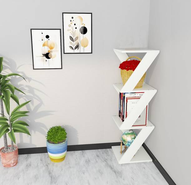 ANIKAA Engineered Wood Open Book Shelf