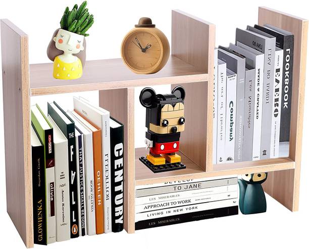 UniAart Engineered Wood Open Book Shelf