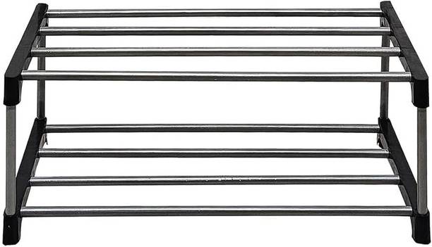 Greeno 2 Layer Book Shelf for Home Library Storage Orga...
