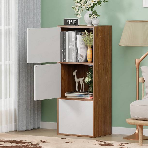 lukzer Multipurpose Rack MR-017 Oak Brown & White Engin...
