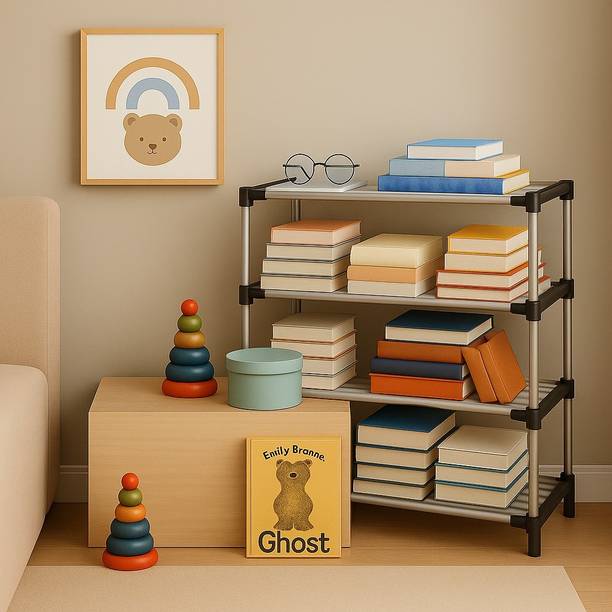 sharma ji store Plastic Open Book Shelf