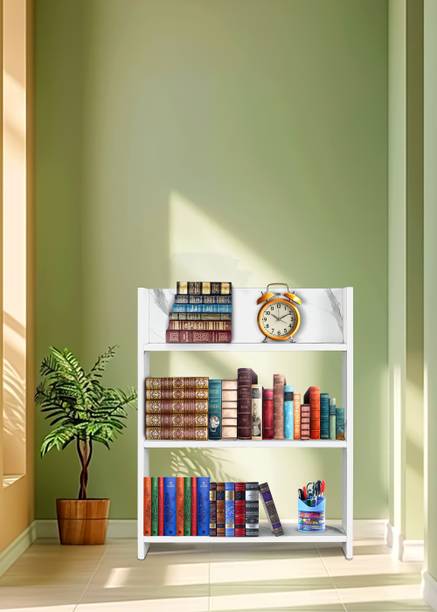 KVS Furniture Engineered Wood Open Book Shelf