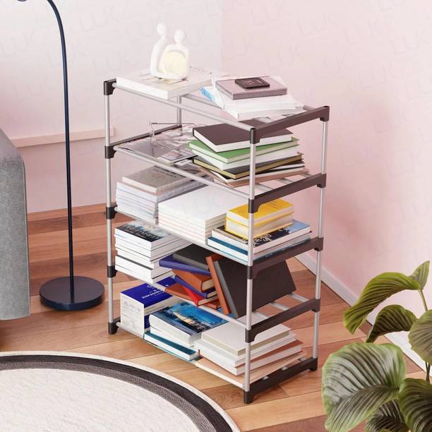 SRMAJI STORE Multipurposar Storage rack Plastic Open Book Shelf