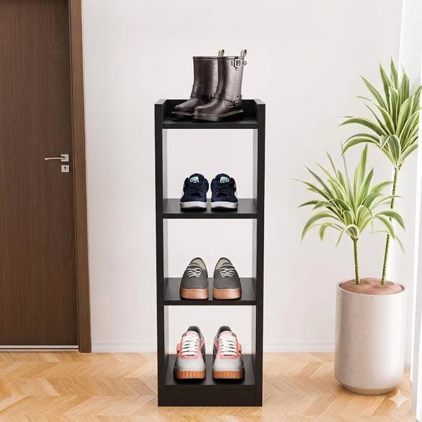 Avenue Venture 3-Tier Open Bookshelf Rack Bookcase Organizer for Living Study Room Engineered Wood Open Book Shelf