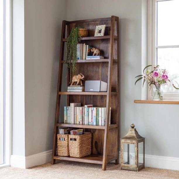 Wudniture Solid Sheesham Wood Book Shelf For Home & Off...