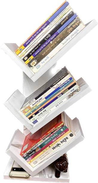 Flipkart Perfect Homes Studio Engineered Wood Open Book Shelf