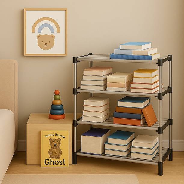 sharma ji store Plastic Open Book Shelf