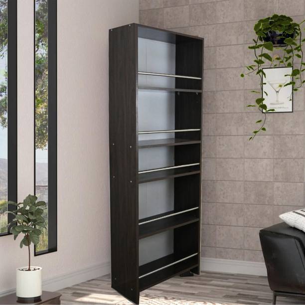 SPECIALITY PANELS Free Standing Tall units with 5 Open Shelves & Termites Resistance Engineered Wood Open Book Shelf