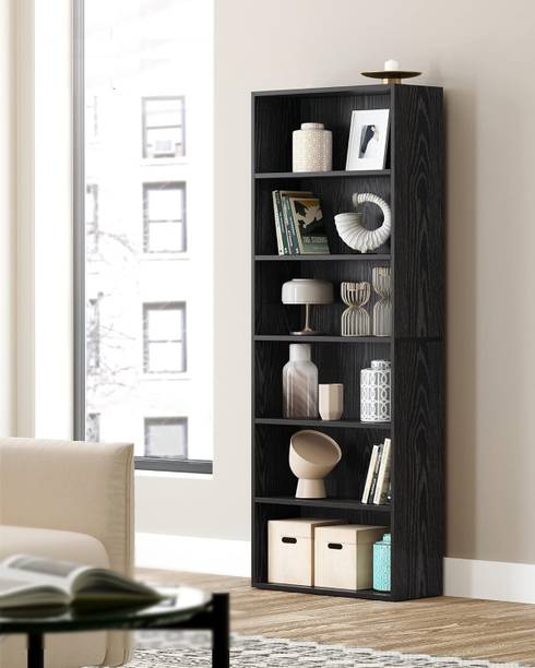 Oakcraft Engineered Wood Open Book Shelf