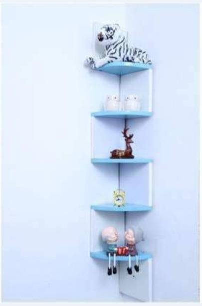 classiconline New Shelves Book Shelf Corner And Decorative Engineered Wood Open Book Shelf