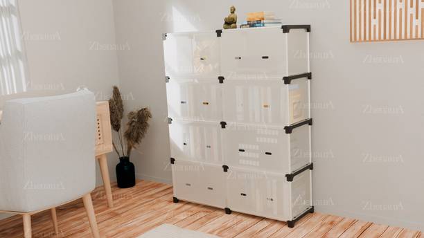 ZHENAURA book shelf Metal Close Book Shelf