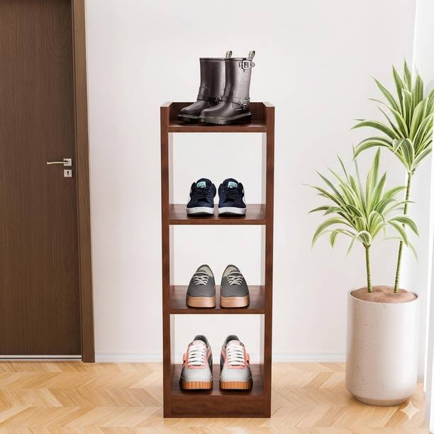 Avenue Venture 3-Tier Open Bookshelf Rack Bookcase Organizer for Living Study Room Engineered Wood Open Book Shelf