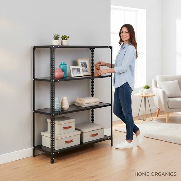 Flipkart SmartBuy Warehouse, Book, Cloths, Shoes Multipurpose Steel Rack Metal Open Book Shelf