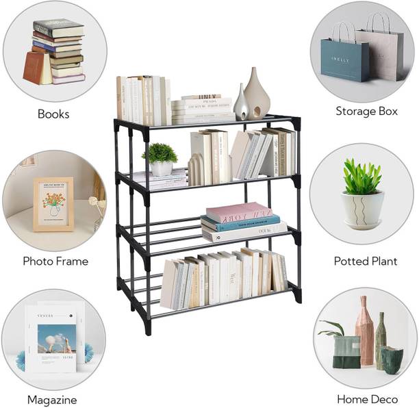 URBAN CHOICE BOOKCASES Metal Open Book Shelf