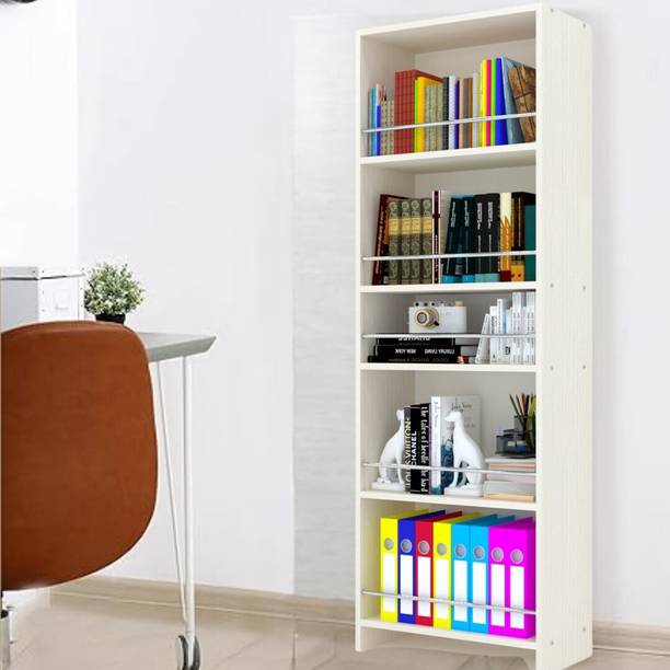 SPECIALITY PANELS Free Standing Tall units with 5 Open Shelves & Termites Resistance Engineered Wood Open Book Shelf
