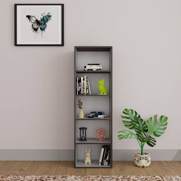 Hometown Engineered Wood Open Book Shelf