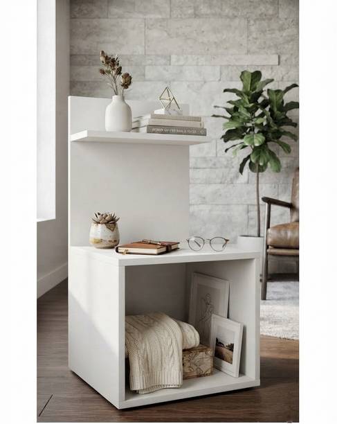 PNDG Engineered Wood Open Book Shelf