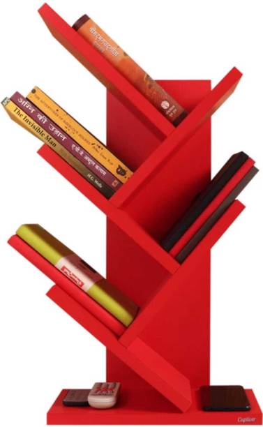 SOAMI CARVING THE FUTURE OF WOOD Engineered Wood Open Book Shelf