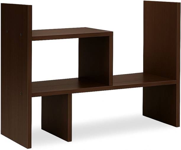 Enigmatic Woodworks L Shape Wooden Book Shelf for Kids, Study & Living Room Engineered Wood Open Book Shelf