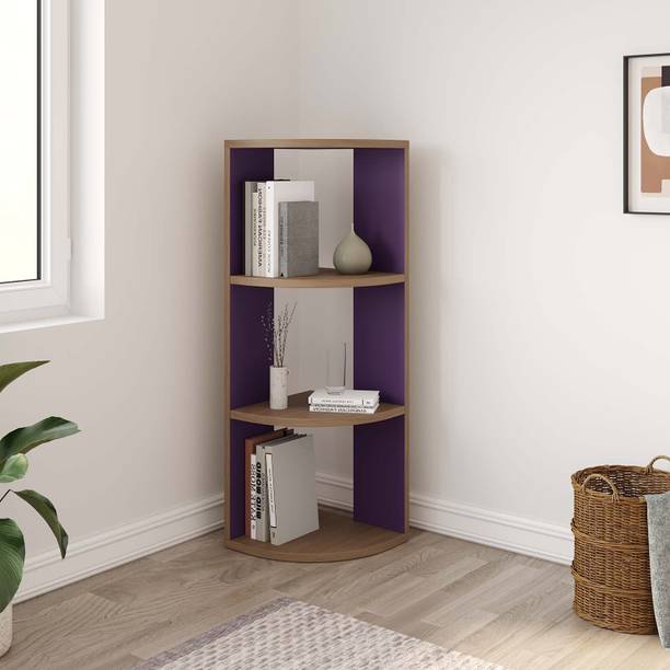 DCanape Presents NOOK Engineered Wood Open Book Shelf