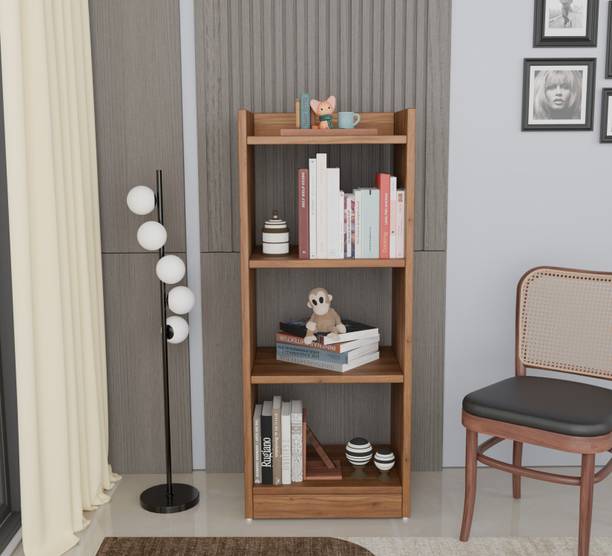 Spyder Craft 3-Tier Open Bookshelf Rack Bookcase Organizer for Living Study Room Engineered Wood Open Book Shelf