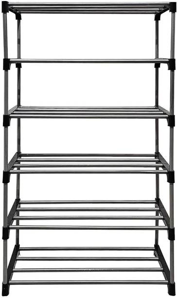 LOTSPEK Lotspek 6 layer unbreakable book self for home office bookcase Plastic Open Book Shelf