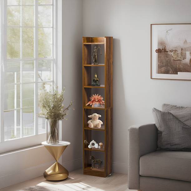 YOVATECHLINE Engineered wood Engineered Wood Open Book Shelf