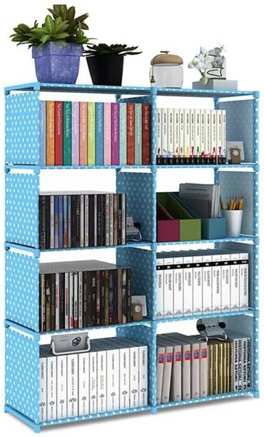 thos 10- Layer Simple Bookshelf/Multipurpose Rack/Children Bookcases Metal Open Book Shelf