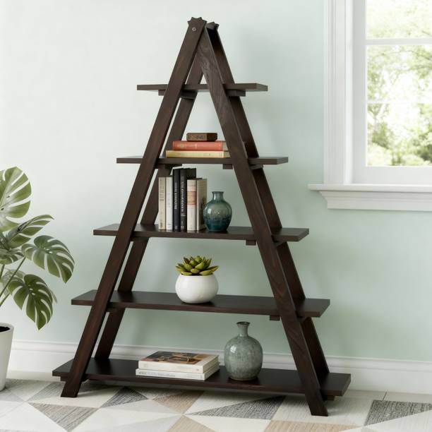Flipkart Perfect Homes Rosewood ( Sheesham ) Solid Wood Open Book Shelf