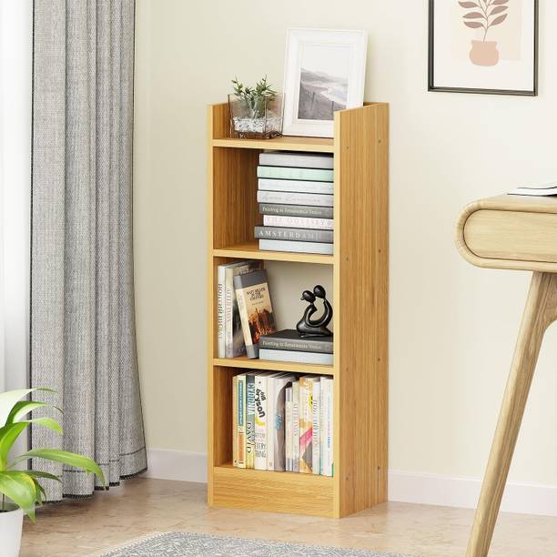 junco 3 Layer Engineered Wood Multipurpose Rack Bookshelf Engineered Wood Open Book Shelf