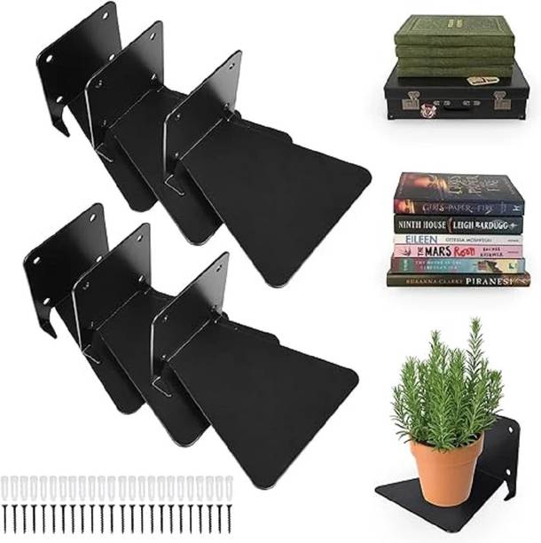 AMEXTRON Solid Invisible Room Decorative Bookcase Holde...