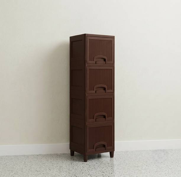 YASHODEEP PLASTIC Multipurpose Plastic Cupboard for Household Storage Plastic Free Standing Chest of Drawers