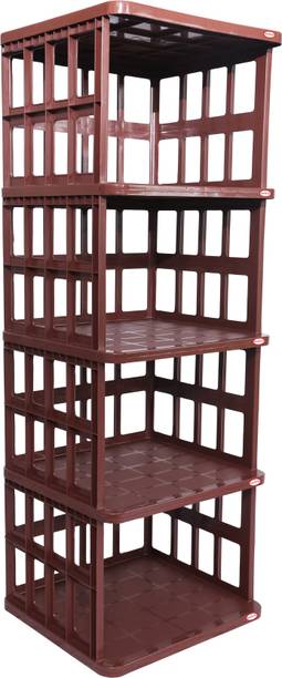 Surprise BS4 Plastic Semi-Open Book Shelf