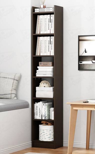 LUKZER 6 Layer Bookcase Multipurpose Rack (MR-005) Engineered Wood Open Book Shelf