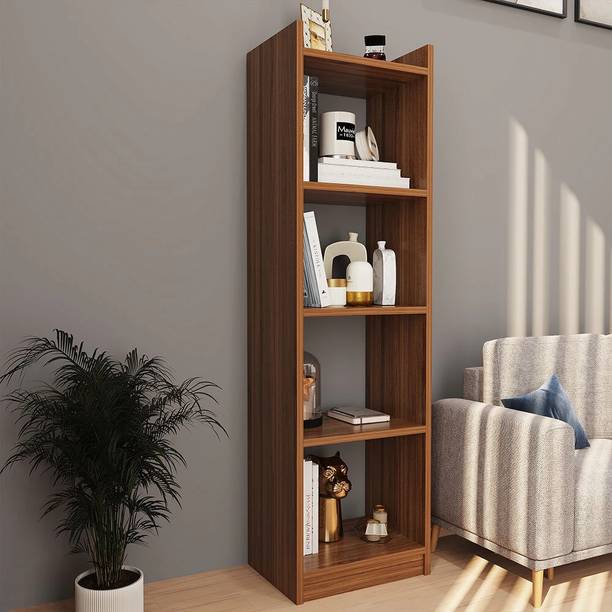 HOMEEASY Engineered Wood Open Book Shelf