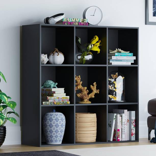 Spyder Craft 9 Cube Open Shelf Bookcase Storage Display Organizer Showcase Stand Engineered Wood Open Book Shelf