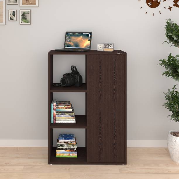 ANIKAA Storm Engineered Wood Semi-Open Book Shelf