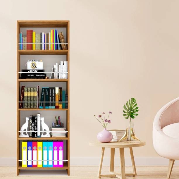 SPECIALITY PANELS Free Standing Tall units with 5 Open Shelves & Termites Resistance Engineered Wood Open Book Shelf