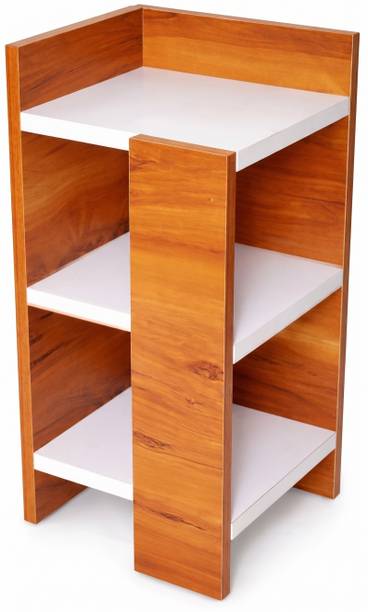 YESMOM Multi-Layer Wooden Storage Rack Organizer Shelf for Home & Office Engineered Wood Open Book Shelf
